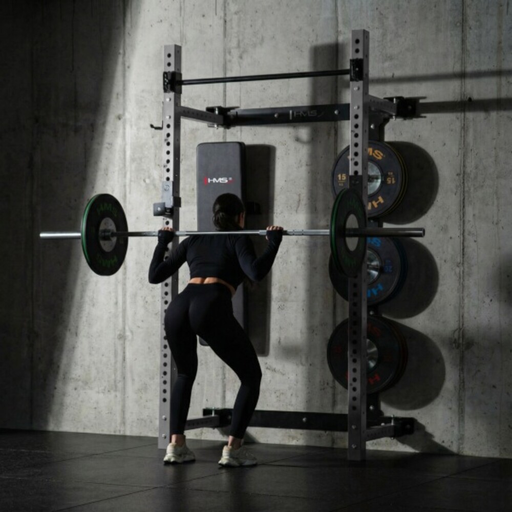 Multifunkční skládací posilovací stojan - Power Rack KLT34 šedý
