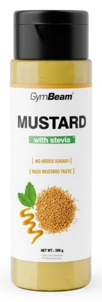 Hořčice slazená stévií 380 g