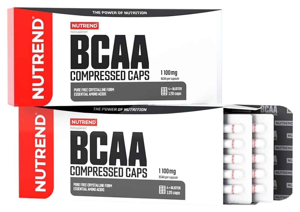 BCAA Compressed Caps 120 kapslí