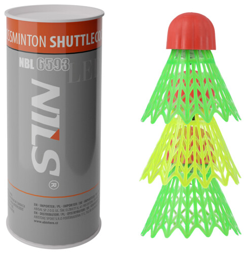 Crossmintonové loptičky s LED NBL6593 3 ks