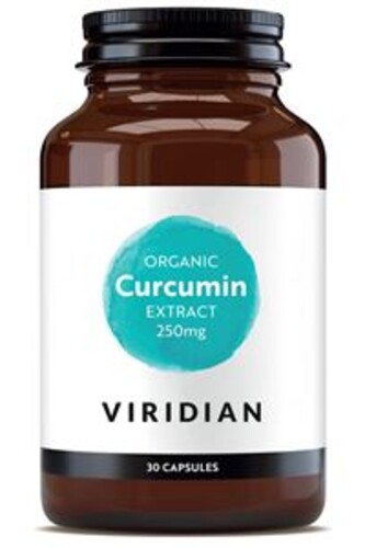 Curcumin Extract 250mg 60 kapslí Organic