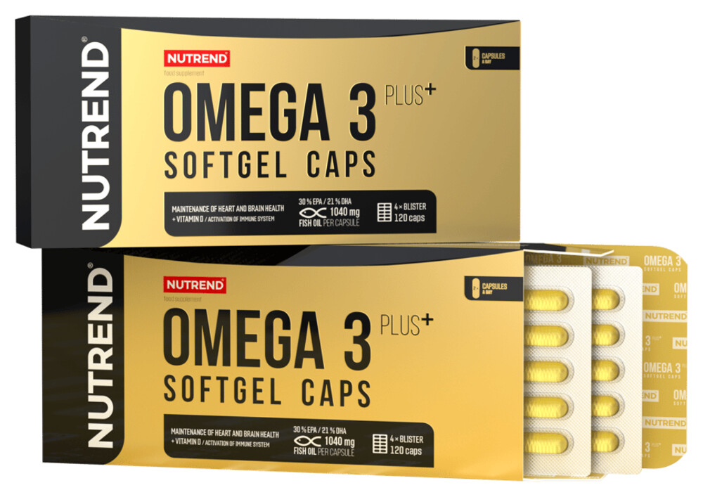 Omega 3 Plus Softgel Caps 120 kapslí