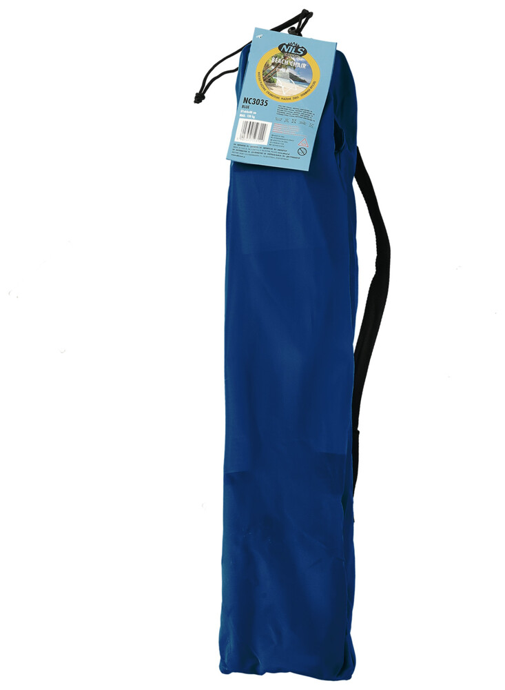 Plážové křeslo NC3035 modro-šedé