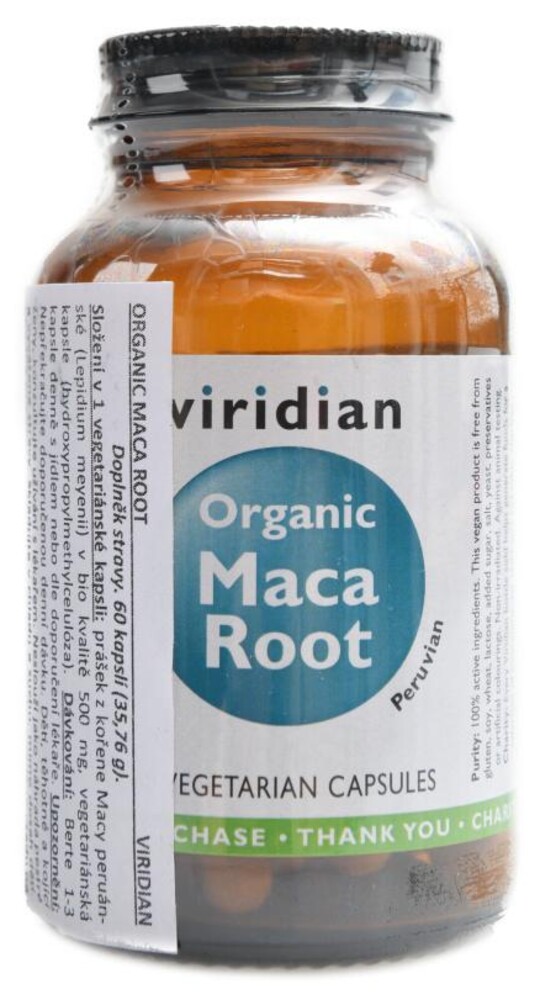 Maca Root 60 kapslí Organic