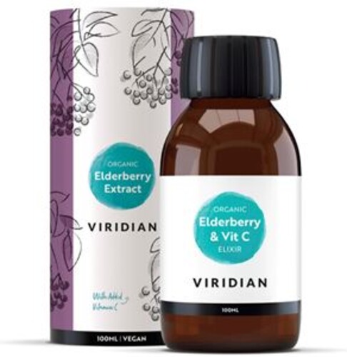 Elderberry Extract + Vitamin C 100ml Organic