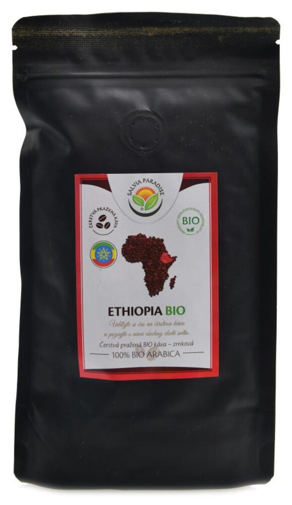 Káva Ethiopia BIO sidamo 100 g - 100% Arabica zrnková čerstvě pražená
