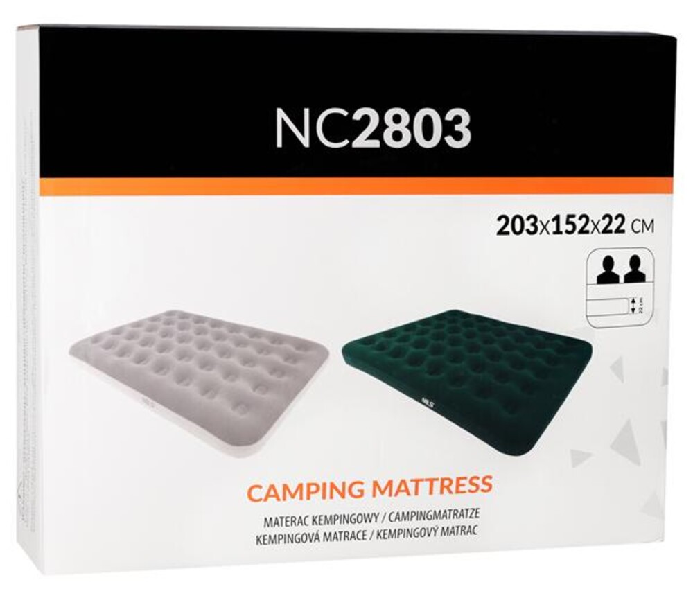 Nafukovací matrace NILS Camp NC2803 béžová 203x152x22 cm