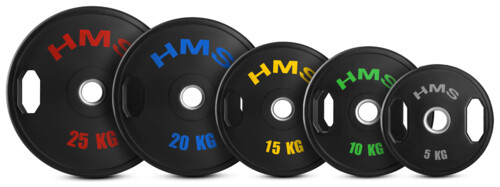 Sada pogumovaných olympijských kotoučů TOG05 2 x 5 kg