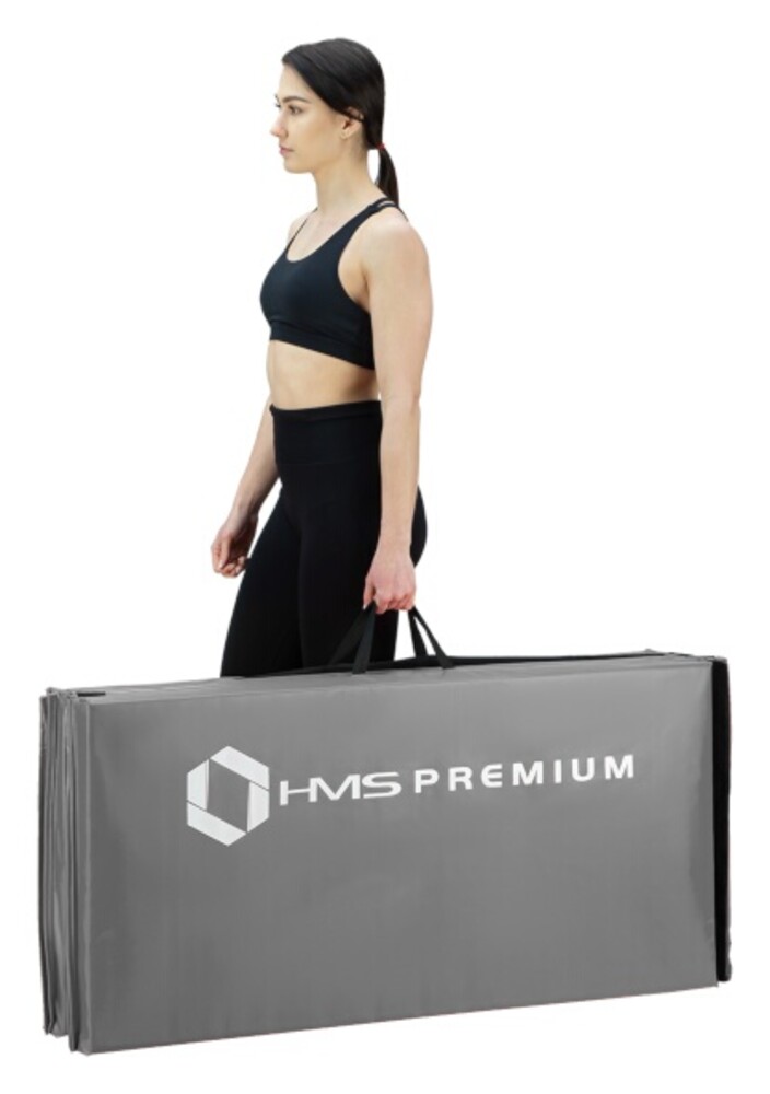 Skládací žíněnka HMS Premium MGS01 šedá