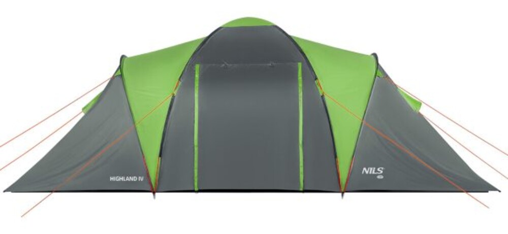 Rodinný stan NILS Camp NC6431 Highland IV zelený/sivý