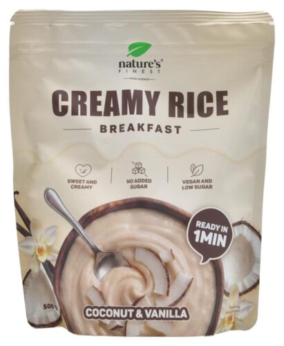 Creamy rice breakfast coconut vanilla 500 g