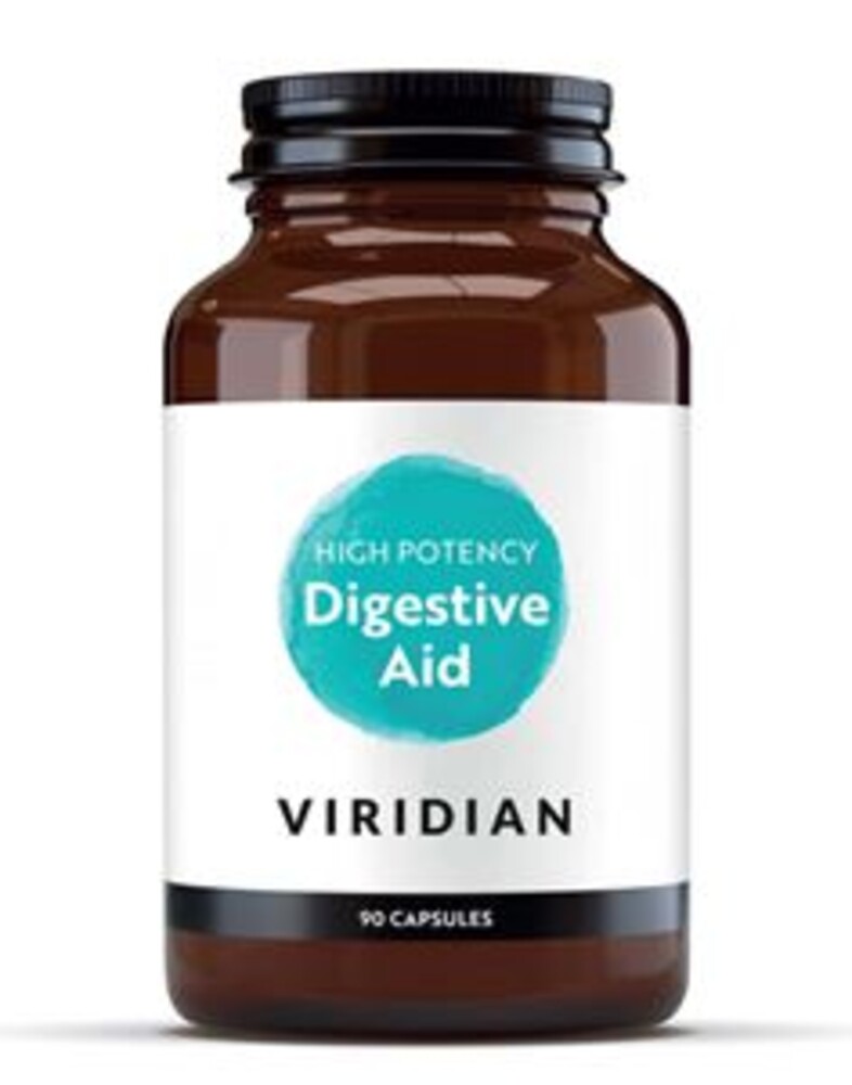 High Potency Digestive Aid 90 kapslí (Enzymy, betain, zázvor a máta)