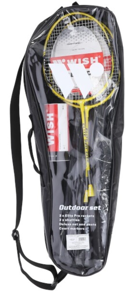 Sada raket na badminton Alumtec 4466, žlutá