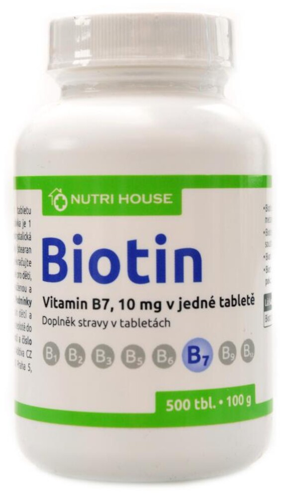 Vitamín B7 D-biotin 500 tablet