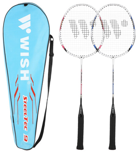 Sada badmintonových raket Steeltech 9K