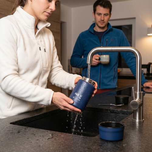 Termoska na jídlo NILS Camp NC3807 modrá 550 ml