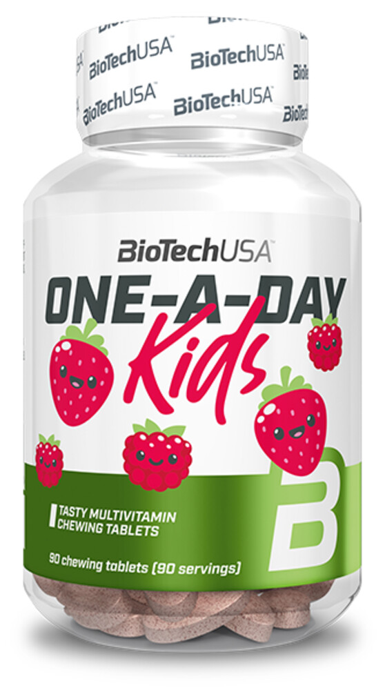 One-A-Day Kids 90 tbl strawberry raspberry