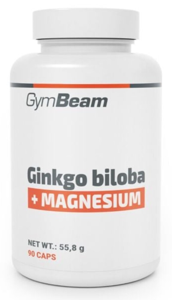 Ginkgo Biloba + Hořčík – GymBeam 90 kaps.