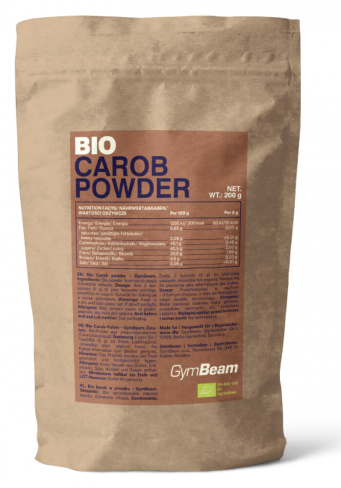 BIO Karobový prášek 200 g