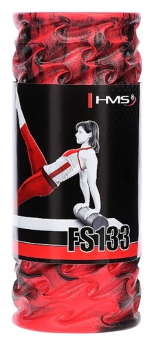 Fitness valec FS133, 33 cm, červený