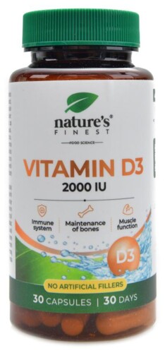 Vitamín D3 30 kapslí