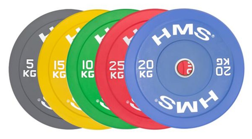 Farebný bumper kotúč CBR 25 kg