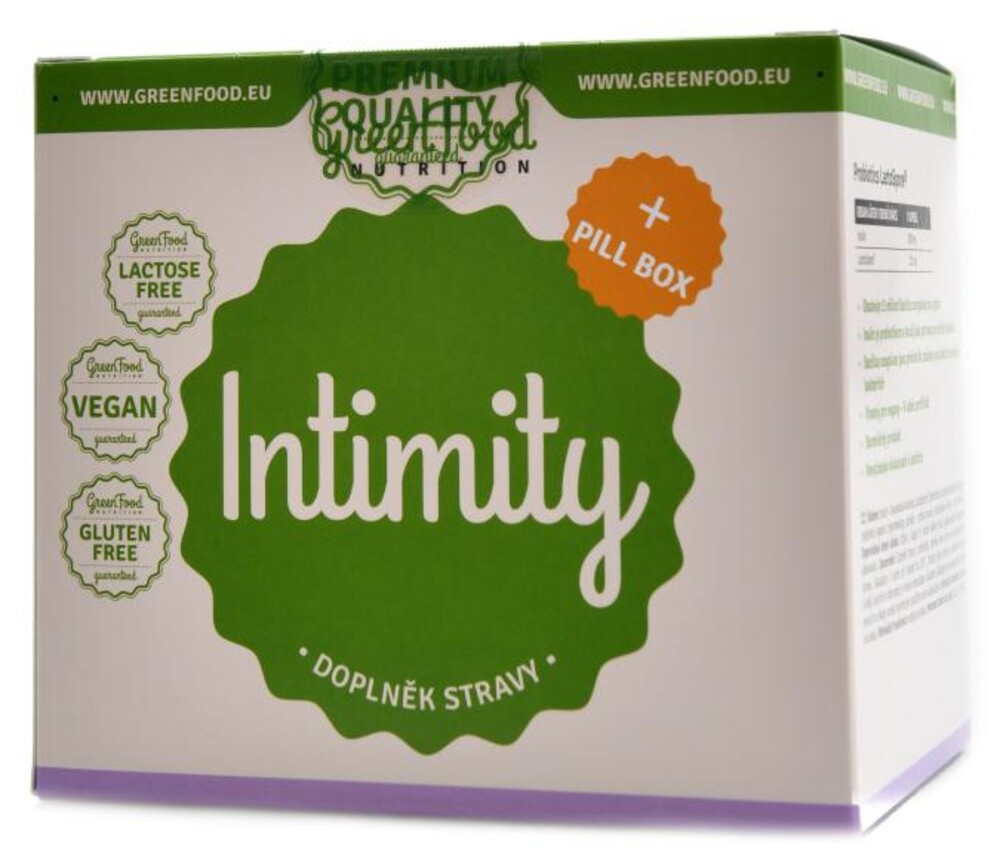 Box Intimity ( probiotic lactospore + candiflora + pillbox )