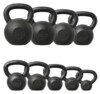 Liatinový kettlebell KZG06 6 kg, čierny