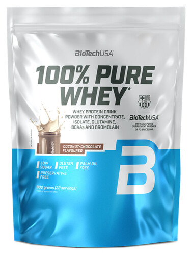 100% Pure Whey coconut chocolate 900 g