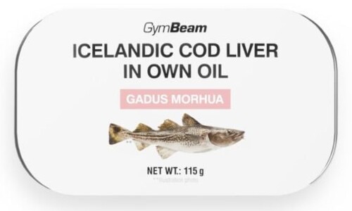 Islandská tresčí játra ve vlastním oleji 115 g