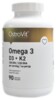 Omega 3 D3 + K2 90 kapslí
