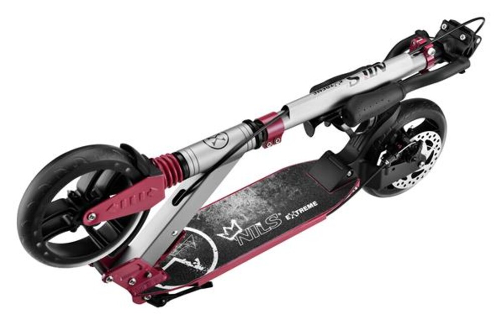 Koloběžka NILS Extreme HM122T s kotoučovou brzdou a LED