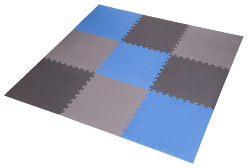 Ochranná puzzle podložka MP10 modrá-šedá