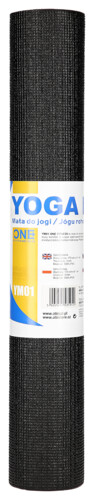 Podložka na jogu ONE Fitness YM01 čierna