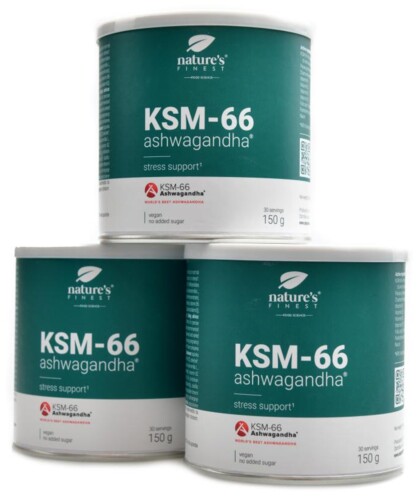 KSM-66 Ashwagandha Powder 3 x 150g economy pack
