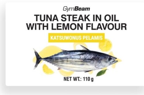 Steak z tuňáka v oleji s citrónovou příchutí 110 g