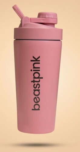 Šejkr Steel 650 ml Pink - BeastPink 
