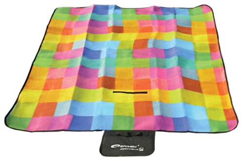 PICNIC COLOUR Pikniková deka s popruhem 130x150 cm