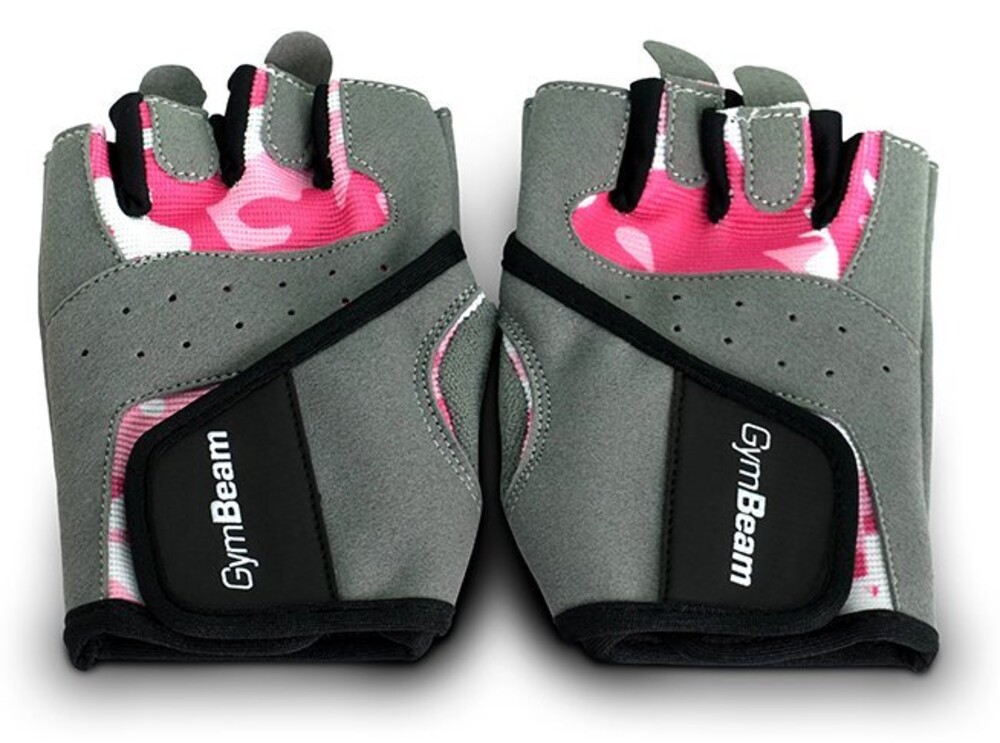 Fitness Dámské rukavice Camo Pink