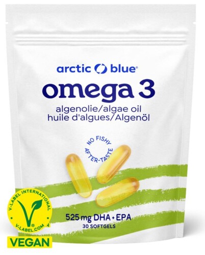 Vegan Omega 3 Algae 30 kapslí (375mg DHA, 125mg EPA)