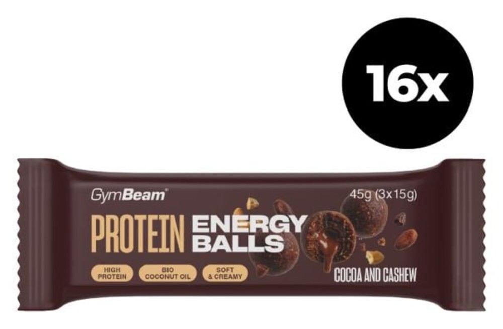 Protein energy balls - Gymbeam 16 x 45 g