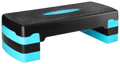 Step na aerobic AS002 černo-modrý