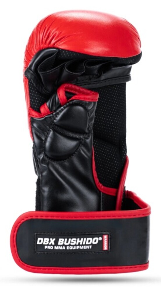 Prémiové MMA rukavice DBX Warrior červené