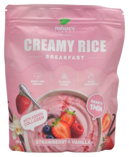 Creamy rice breakfast strawberry vanilla collagen 500 g