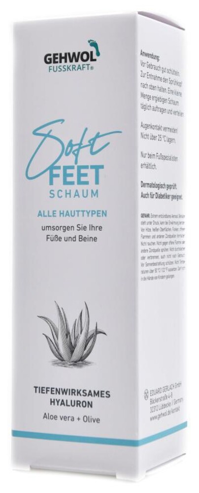 Gehwol soft feet schaum 125 ml