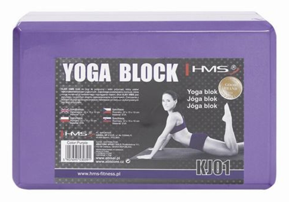 Jóga blok KJ01 fialový