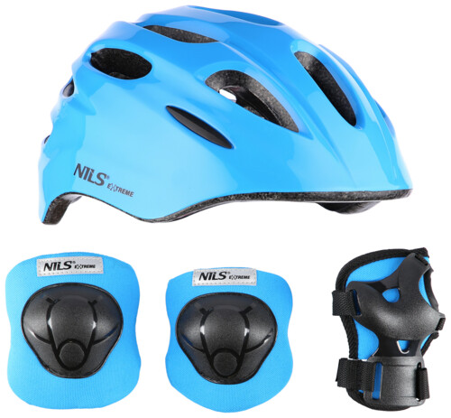 Helma s chráničmi NILS Extreme MTW01+H210 modrá