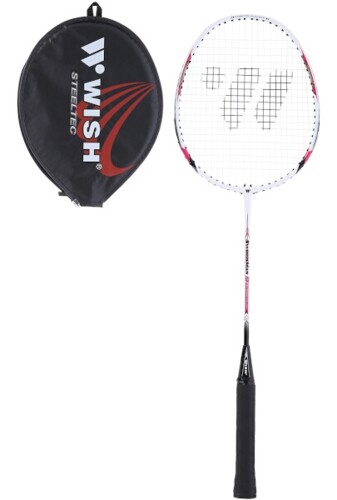 Badmintonová raketa Steeltec 9, červená