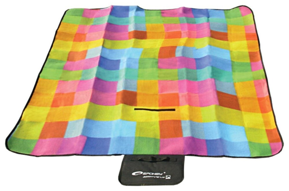 PICNIC COLOUR Pikniková deka s popruhem 130x150 cm