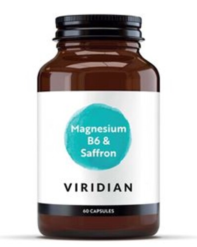 Magnesium B6 and Saffron 60 kapslí (Hořčík, vitamín B6 a šafrán)
